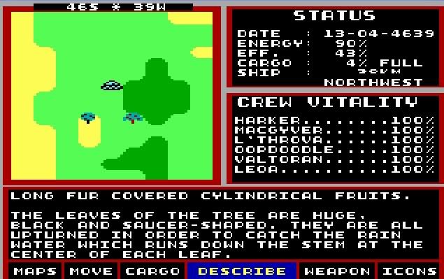 Planet surface - IBM PC